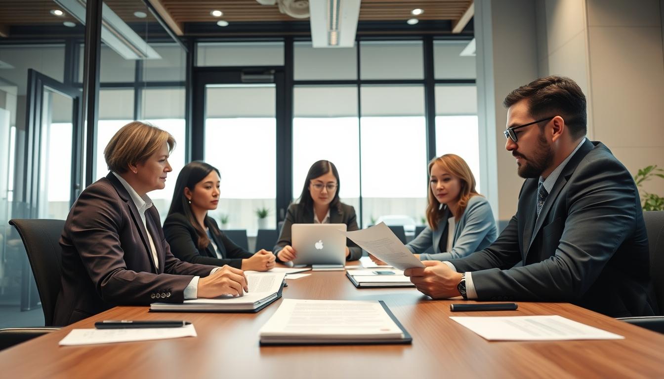 Family elder care planning discussion